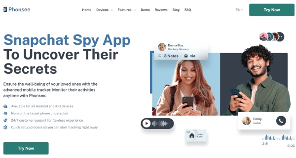 phonsee snapchat spy app